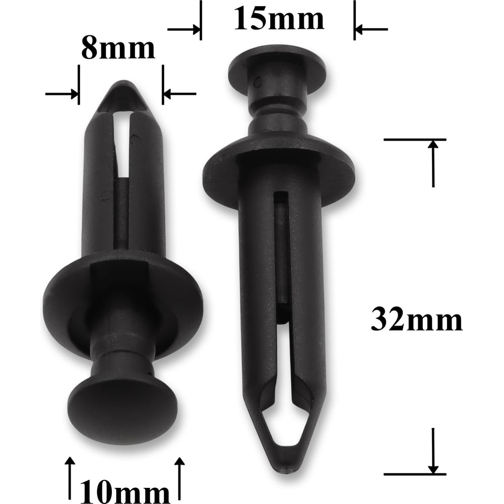Изображение товара Автокрепеж для GM 10 шт 10207146, 21077323 КрепАвто универсальные для Chevrolet Opel Cadillac