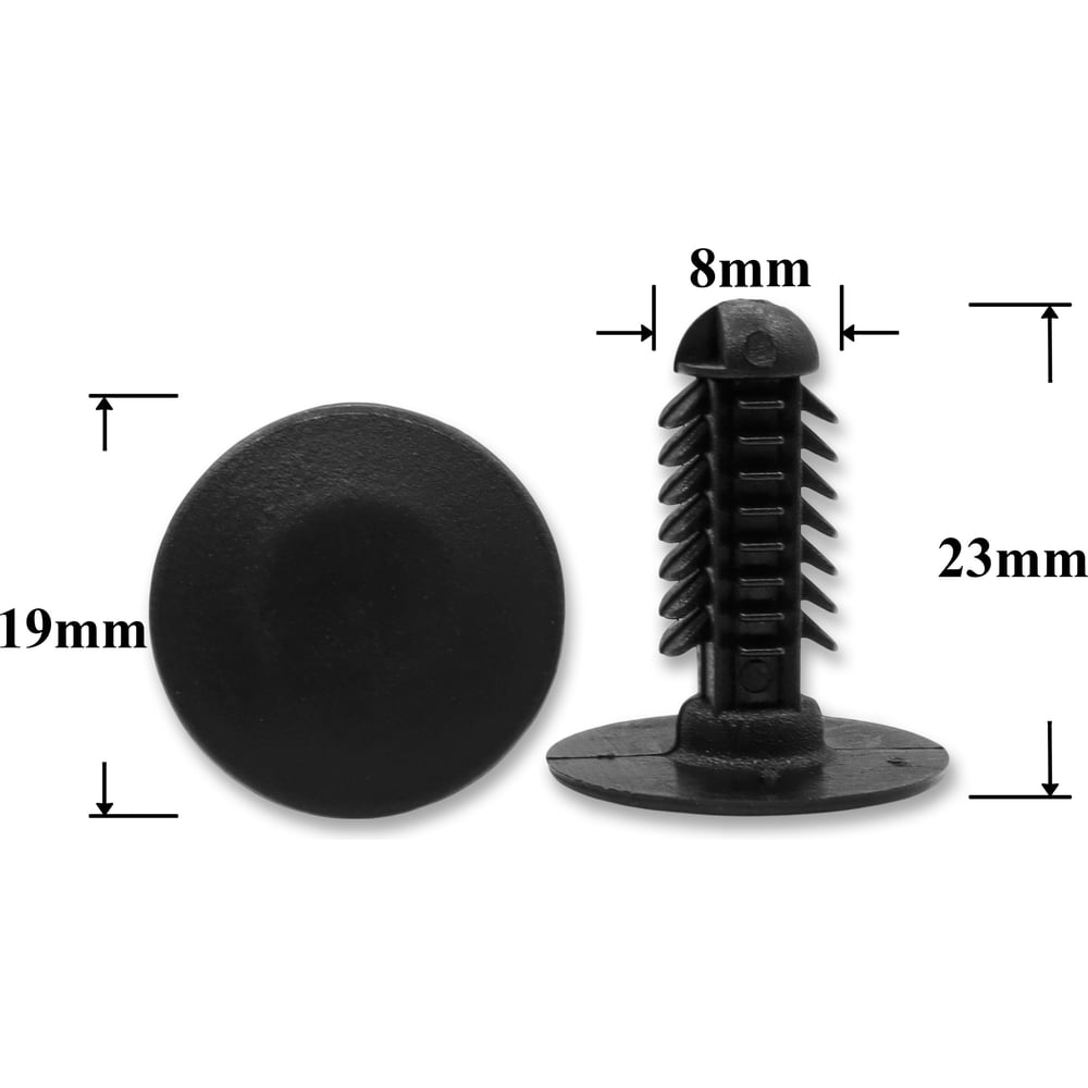 Изображение товара Автокрепеж для GM 10 шт пластиковые фиксатор с елочкой