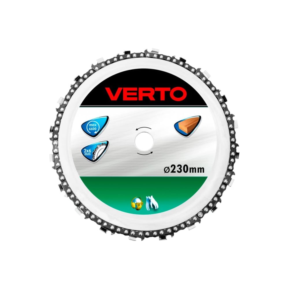 Цепной отрезной диск для угловой шлифмашинки VERTO цепной отрезной диск для угловой шлифмашинки verto