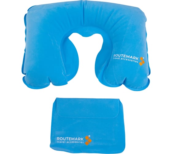 Изображение товара Надувная подушка ROUTEMARK голубая SAM-goluboi
