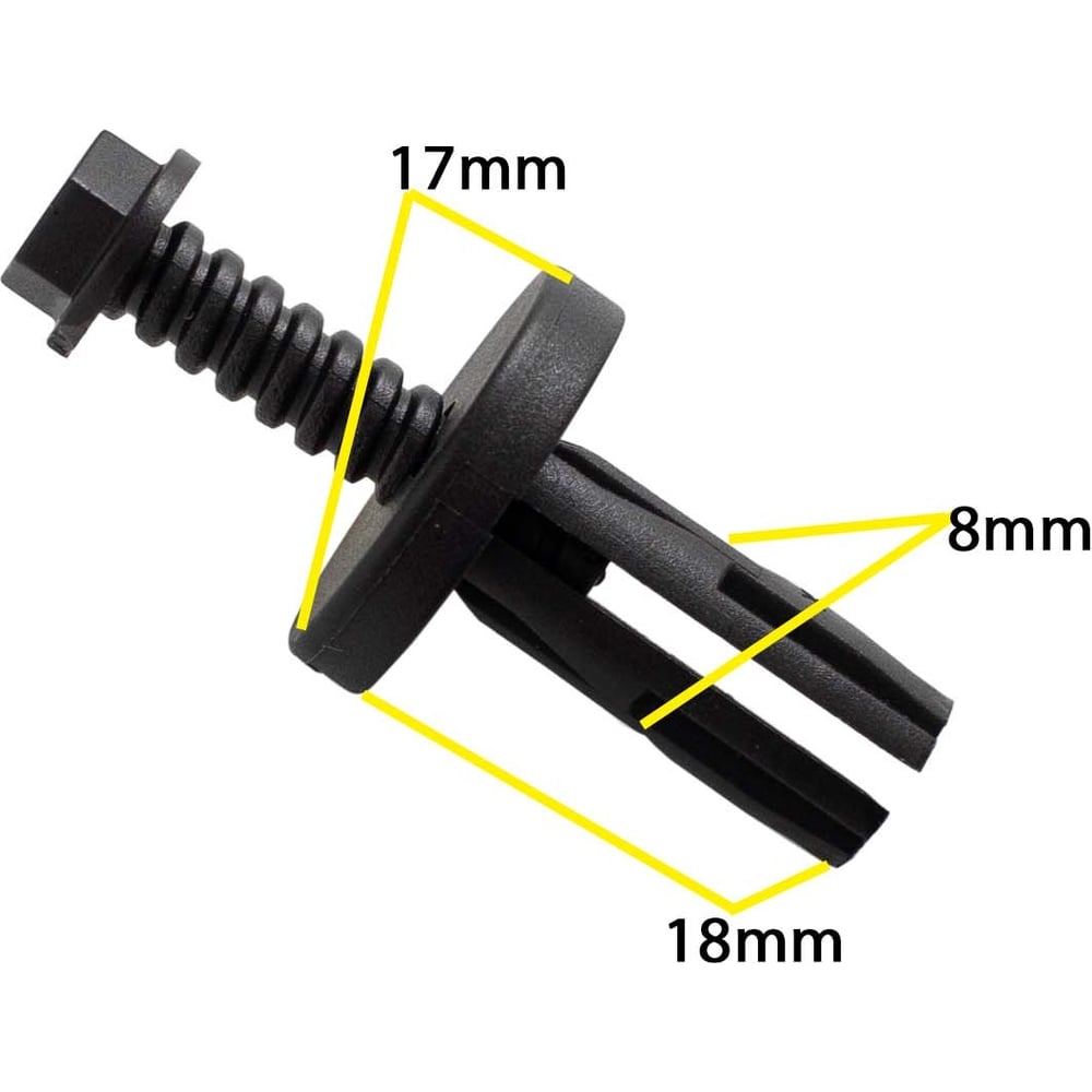 Изображение товара Автокрепеж для Infiniti Nissan 10 шт 6384401A99 КрепАвто 0486