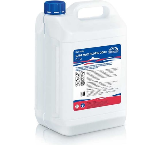 Изображение товара Средство для сантехники DOLPHIN "Sani Max" (Klorin-2000), 5 л арт. 11649