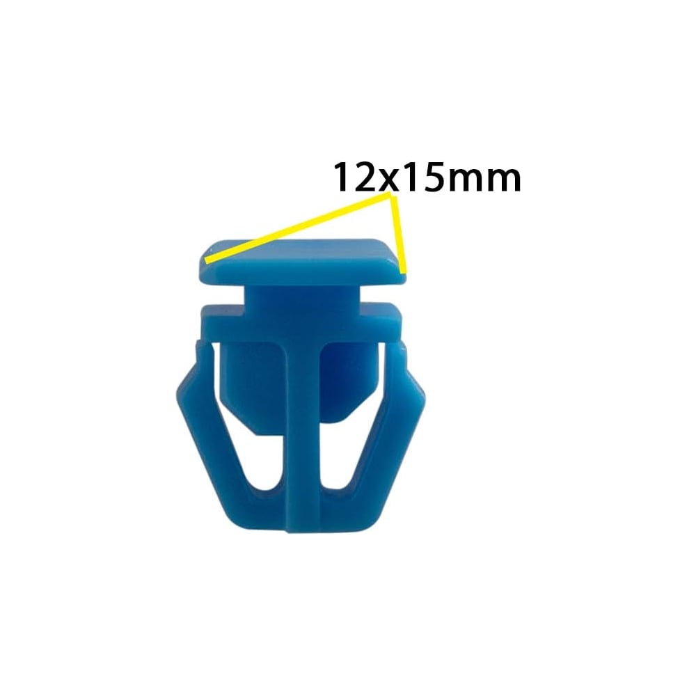 Изображение товара Автокрепеж для Acura Honda 10 шт крепежы для молдингов голубой пластик