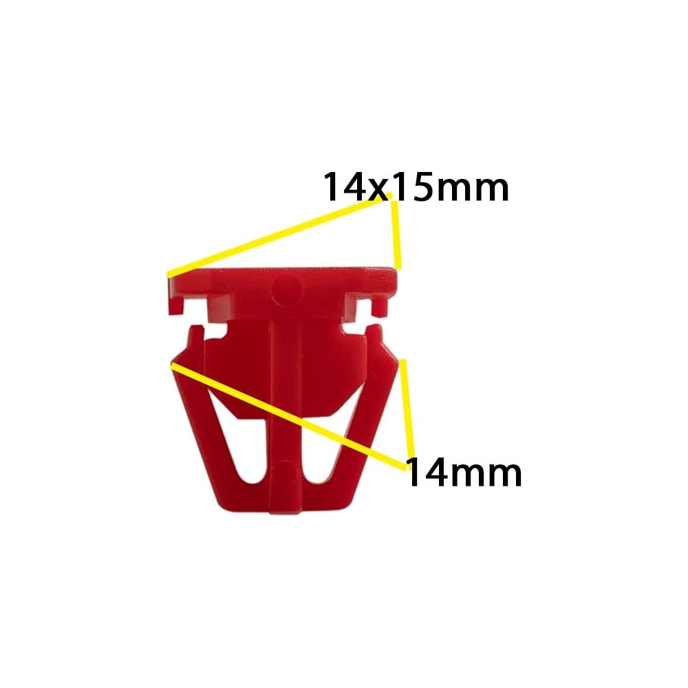 Изображение товара Автокрепеж для Acura Honda 10 шт 75305SH4003 пластиковый оранжевый
