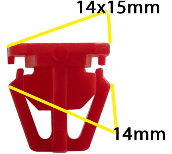 Изображение товара Автокрепеж для Acura Honda 10 шт 75305SH4003 КрепАвто 0549