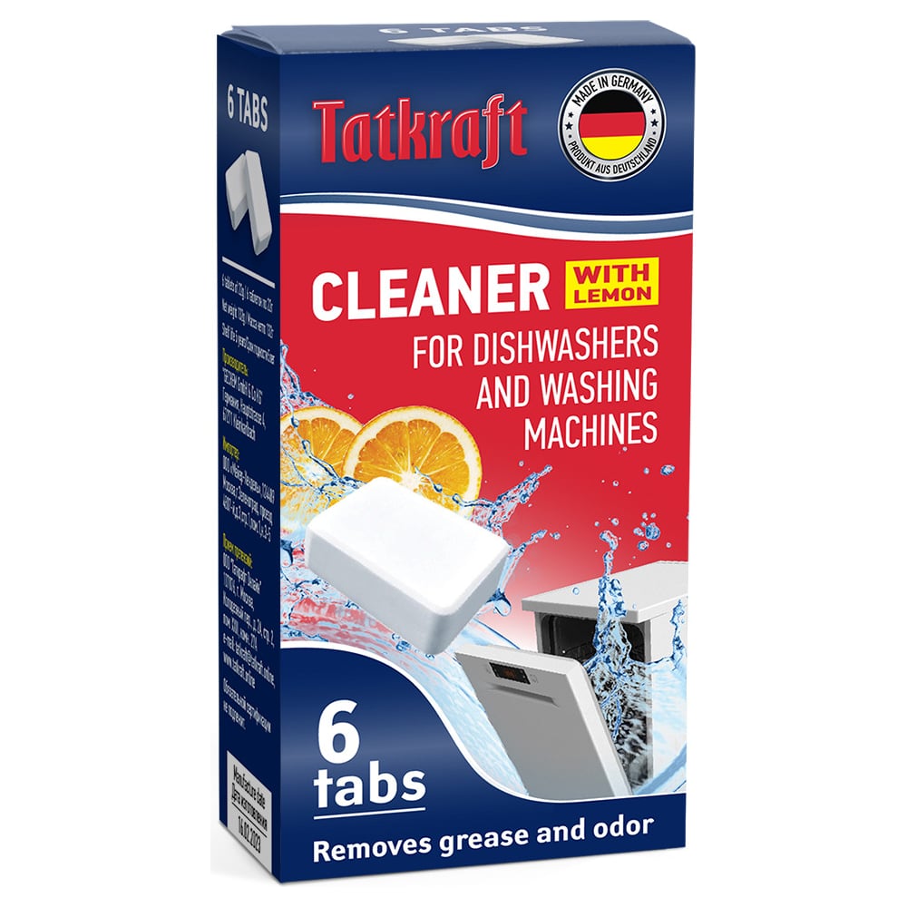 Очиститель посудомоечных и стиральных машин от жира и грязи Tatkraft