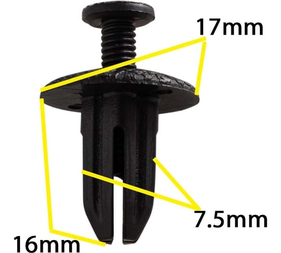 Изображение товара Автокрепеж для Acura Honda 10 шт 91570SK7003ZF КрепАвто 0532