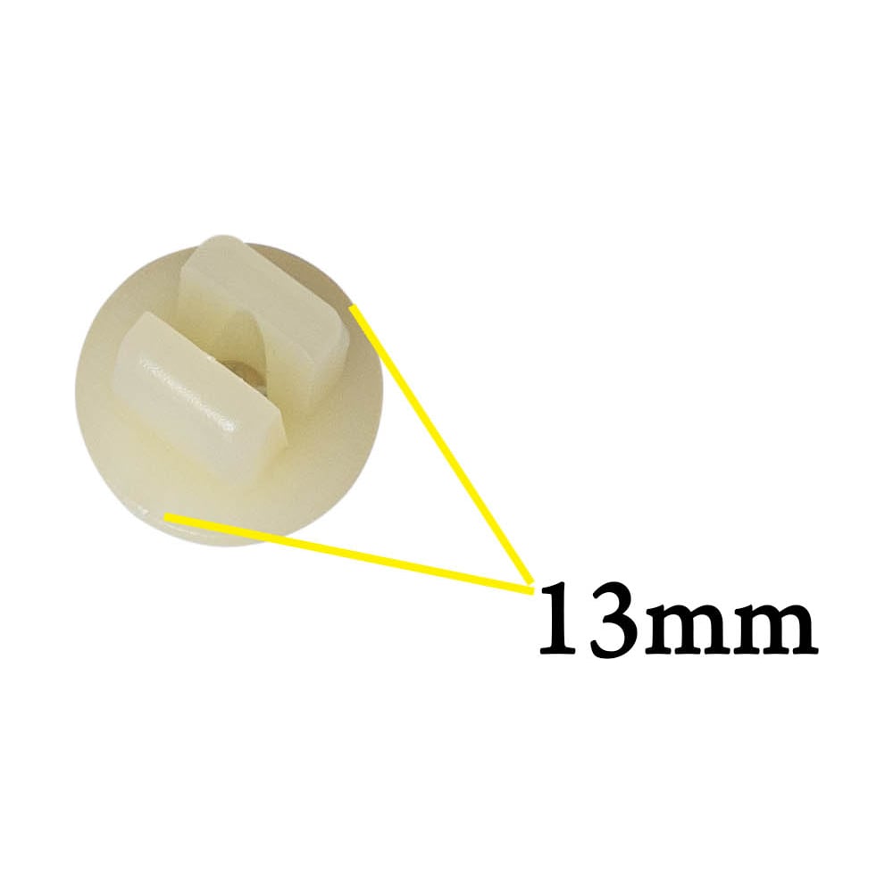 Изображение товара Автокрепеж для GM КрепАвто 1355003 10 шт пластиковый белый