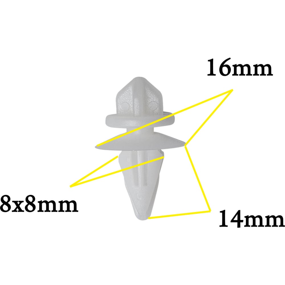 Изображение товара Автокрепеж для Mitsubishi 10 шт MB846992 КрепАвто 0521