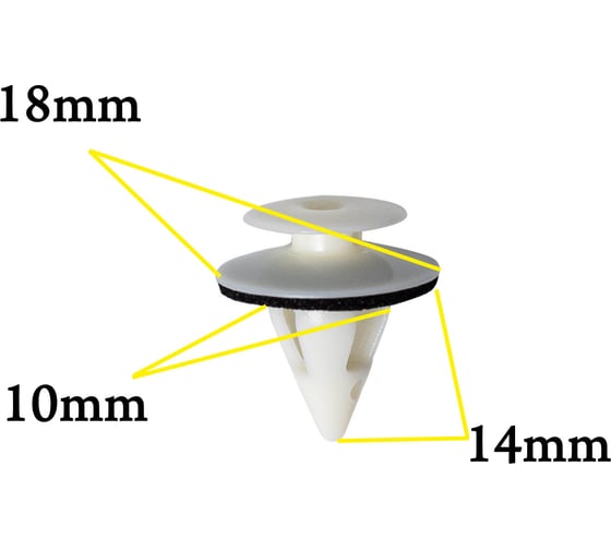 Изображение товара Автокрепеж для Lexus Toyota 10 шт 6777112070 КрепАвто 0536