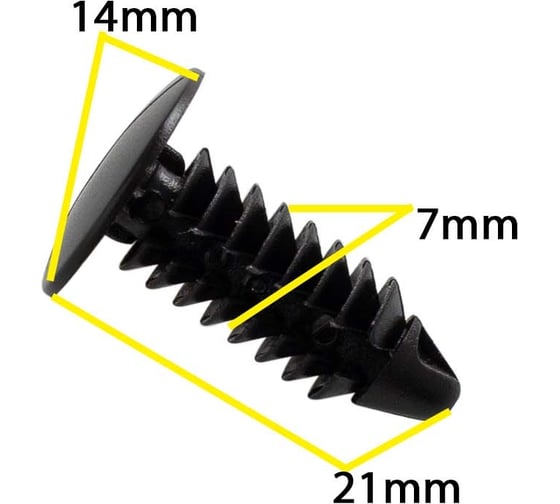 Изображение товара Автокрепеж для Chrysler Dodge 10 шт 6502381 КрепАвто 0511