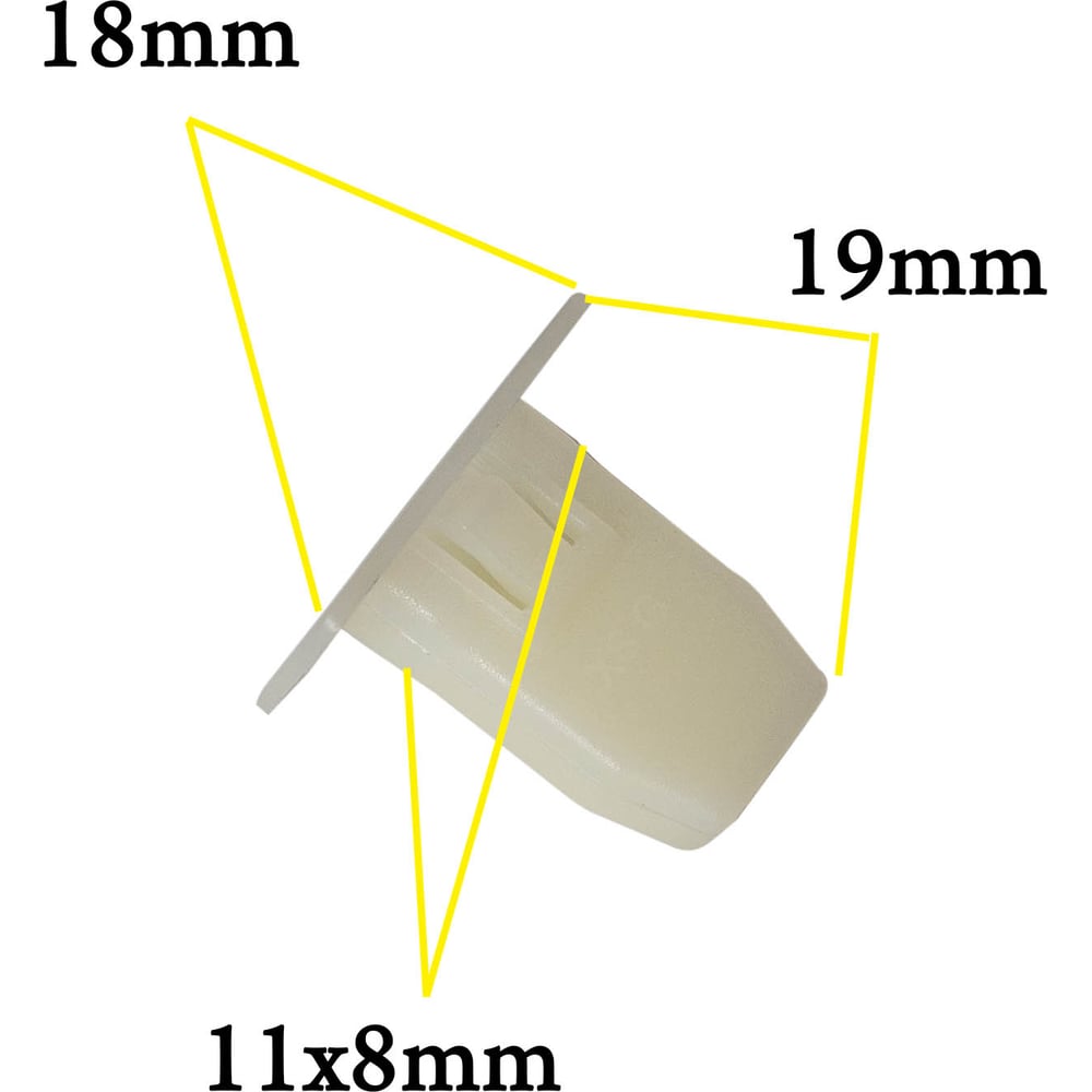 Изображение товара Автокрепеж для Honda клипса 90106SW3003 для бампера пластиковая упаковка 10 шт