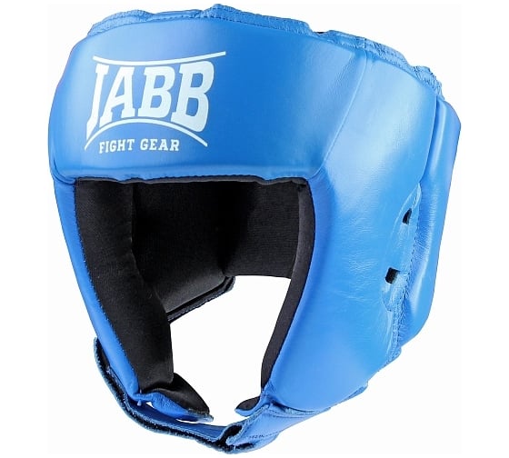 Изображение товара Боксерский шлем Jabb je-2004 натуральная кожа, синий, размер L 4690222120776