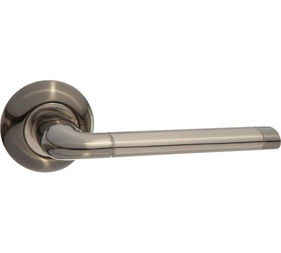 Изображение товара Дверная ручка (черный никель/никель матовый) PUERTOAL 503-08 BN/SN