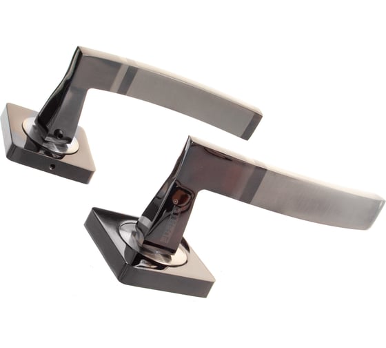 Изображение товара Дверная ручка (черный никель/никель матовый) PUERTO AL 520-02 BN/SN