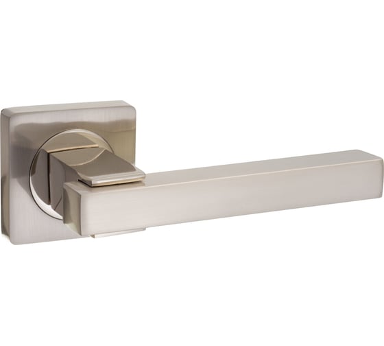 Изображение товара Дверная ручка (никель матовый/никель блестящий) PUERTO AL 533-02 SN/NP