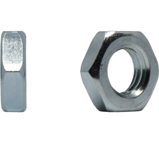 Изображение товара Гайка Море-Метизов DIN 439, класс прочности 6, цинк, М14, 50 шт. GAYKA439CM1450M