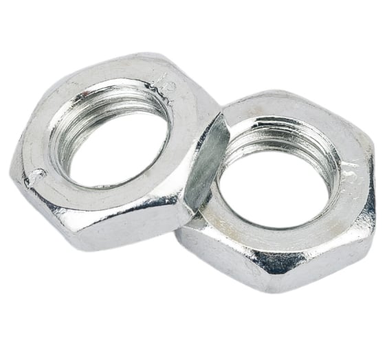 Изображение товара Гайка Море-Метизов DIN 439, класс прочности 6, цинк, М12, 100 шт. GAYKA439CM12100M