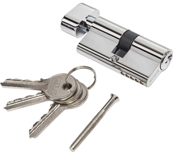 Изображение товара Цилиндр (60 мм К-З, станд., хром блестящий) PUERTO INCS 60-H AL CP