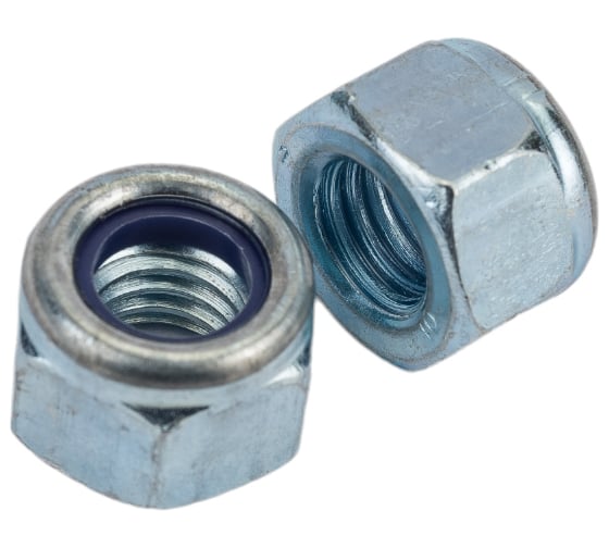 Изображение товара Гайка Море-Метизов DIN 982, класс прочности 8, цинк, М8, 100 шт. GAYKA982CМ8100М