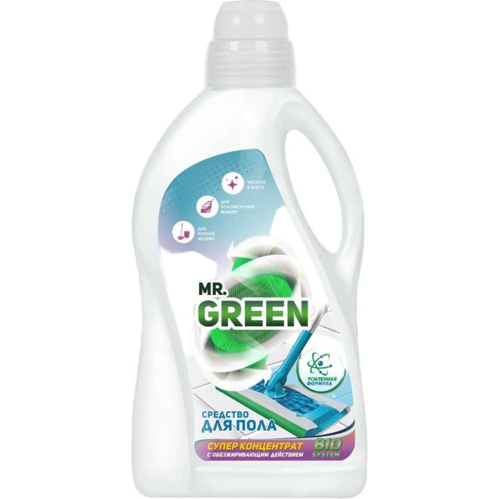 средство для мытья полов green drago Средство для мытья полов MR.GREEN