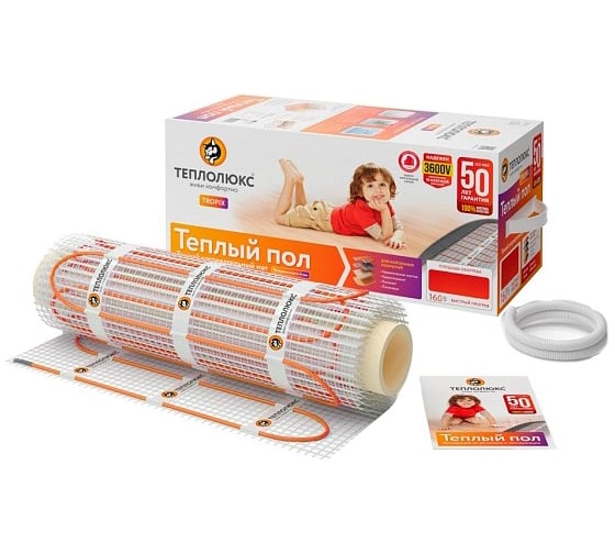 Изображение товара Комплект теплого пола Теплолюкс Tropix МНН 560-3,5