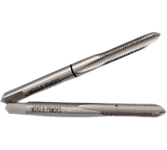 Изображение товара Метчик TORNERI машинно-ручной М 5x0.8 комплект из 2-х штук Р6М5К5 042133