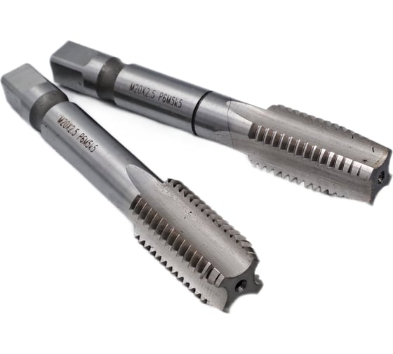 Изображение товара Метчик TORNERI машинно-ручной М24x3 комплект из 2-х штук Р6М5К5 042140