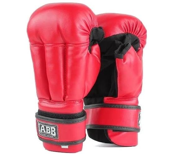Изображение товара Перчатки для рукопашного боя Jabb je-3633, искусственная кожа, красный, размер XS 4690222178449