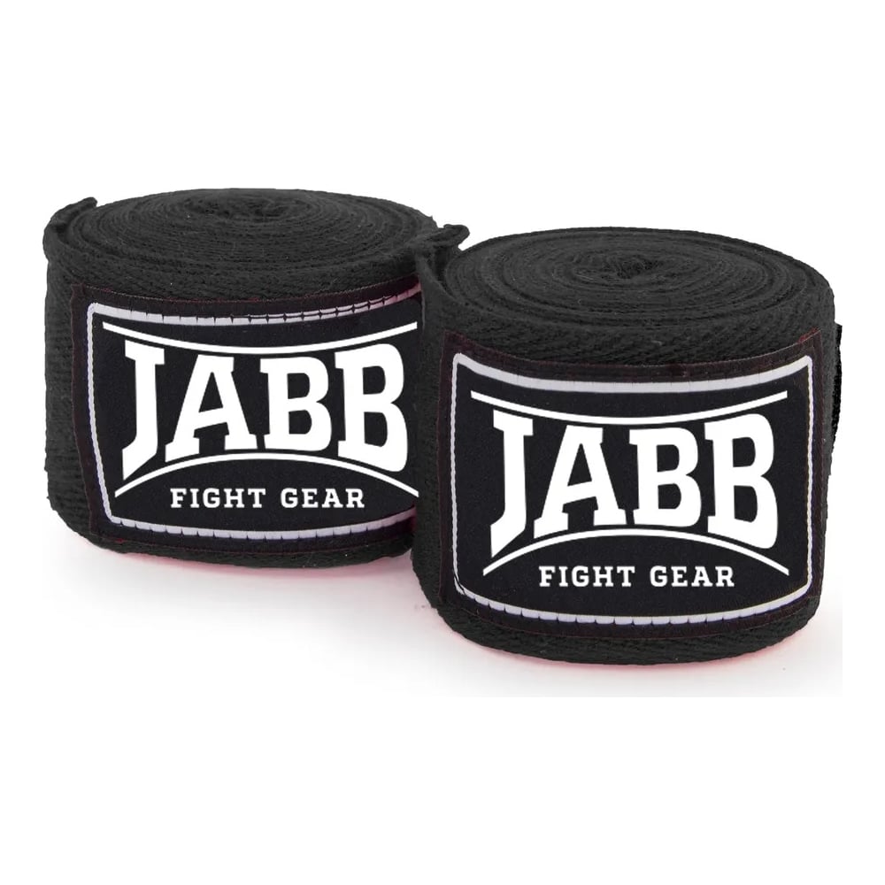 Изображение товара Боксерские бинты Jabb je-3030 черные 3.5м для бокса тренировок