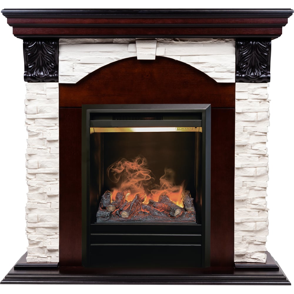 Изображение товара Электрический камин RealFlame Dubnius 3D+3D Olympic с парогенератором 1.5 кВт