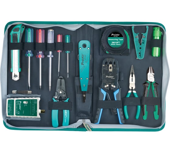 Изображение товара Набор инструментов для обслуживания LAN ProsKit PK-4013 С00040250