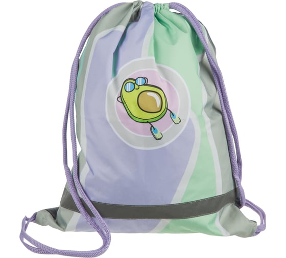 Изображение товара Мешок для обуви №1 School avocado cruise, мо-26-1с, 360x470 мм, светоотраж 1557008