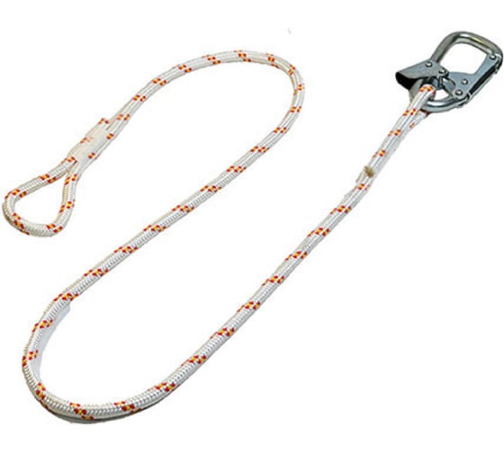 Изображение товара Строп из каната 1.5 м с монтажным карабином и крепежной петлей ПРОГРЕСС СЕФЕТИ Строп В