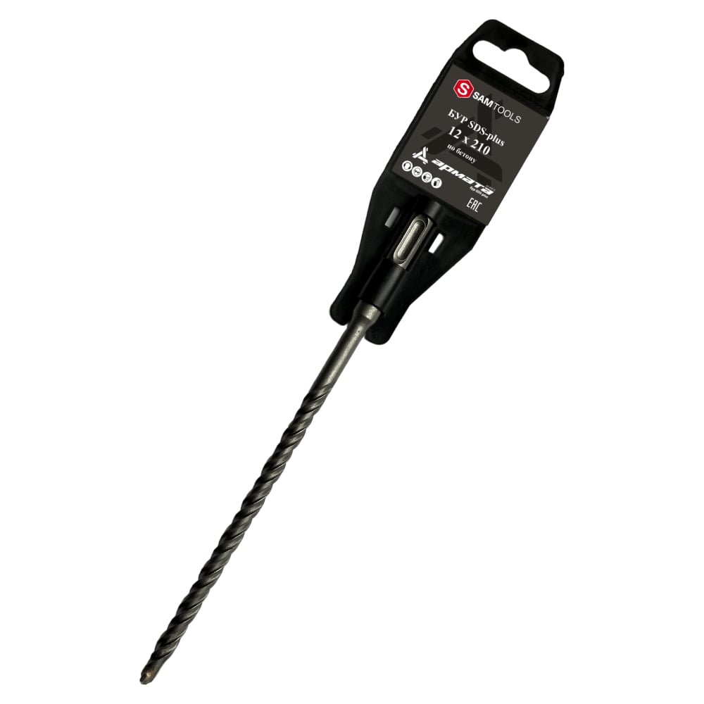Изображение товара Бур по бетону SAMGRUPP SDS-plus 12x210 АРМАТА SAMC-008112210