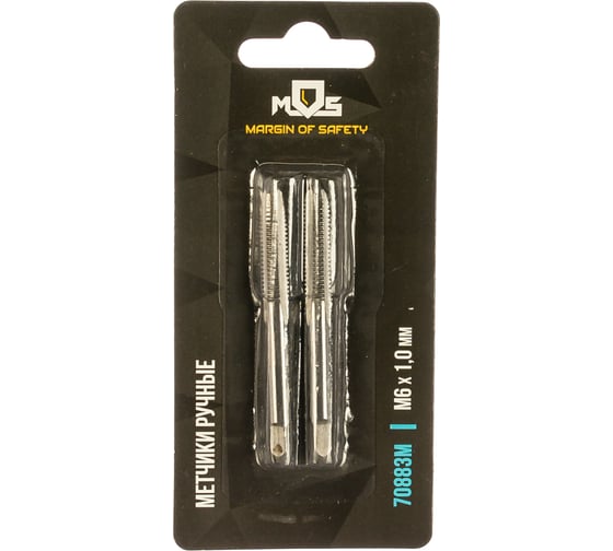 Изображение товара Ручные метчики, комплект 2 шт. М6 х 1.0 мм MOS 70883М
