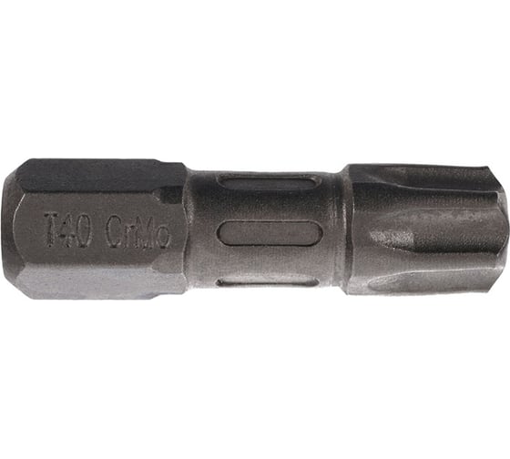 Изображение товара Биты T40, 25 мм, 2 шт, сталь S2, кованые, торсионные, магнит PQTools ЛК-00002950