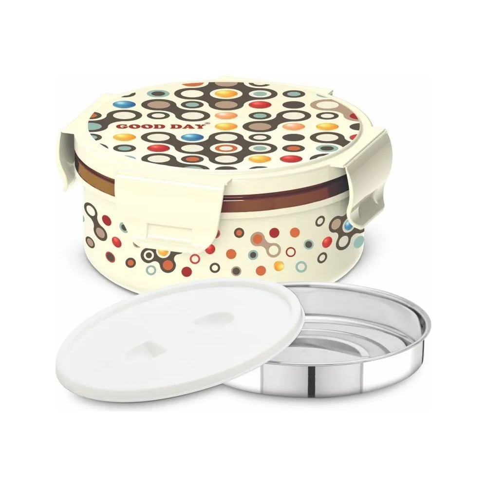 Изображение товара Термо ланч-бокс GOOD DAY BRISTO DLX 800 мл Крем и Коричневый