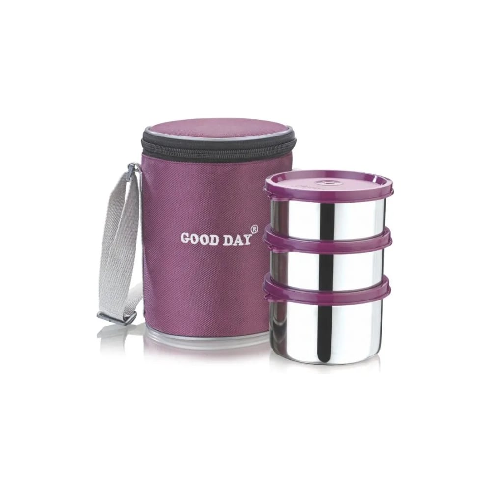 Изображение товара Ланч-бокс GOOD DAY PERFECT 2 425 + 550 мл Purple