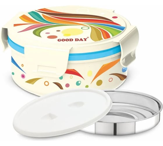 Изображение товара Термо ланч-бокс GOOD DAY BRISTO DLX 800 мл Cream and Blue GL31980BE