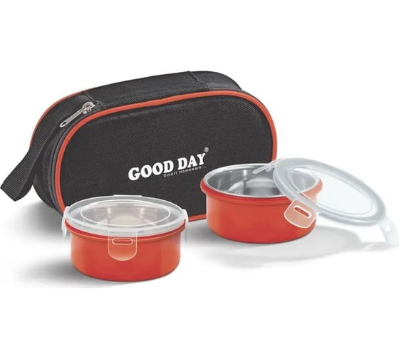 Изображение товара Ланч-бокс GOOD DAY EAT FRESH 2x330 мл Red GL33566RD