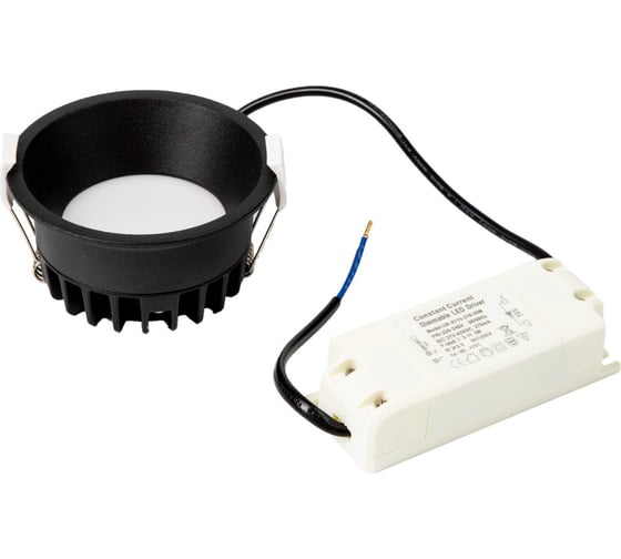 Изображение товара Потолочный светильник DesignLed wl черный 9вт, 3000 BQ009109-BL-WW