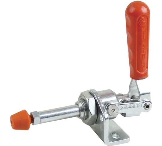 Изображение товара Плунжерный зажим KUKAMET с горизонтальным кронштейном нержавеющая сталь усилие 97 кг Арт. S511-1