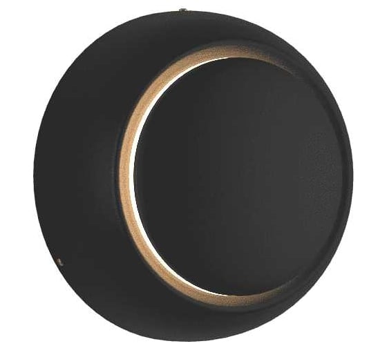 Изображение товара Светодиодный настенный светильник DesignLed 5 вт, черный 3000 к GW-6100-5-BL-WW