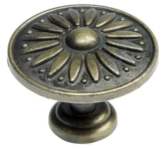 Изображение товара Ручка кнопка ТУНДРА РК203, цвет бронза 3836320