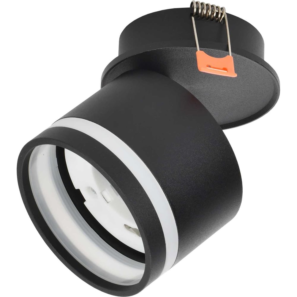 Изображение товара Встраиваемый поворотный светильник IEK Lighting 4033 GX5.3 минимализм черный 15W