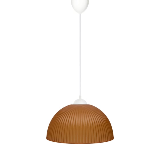Изображение товара Светильник TDM ELECTRIC НСБ 1840/1 "home" 15 Вт, Е27, коричневый, шнур белый SQ0313-0042