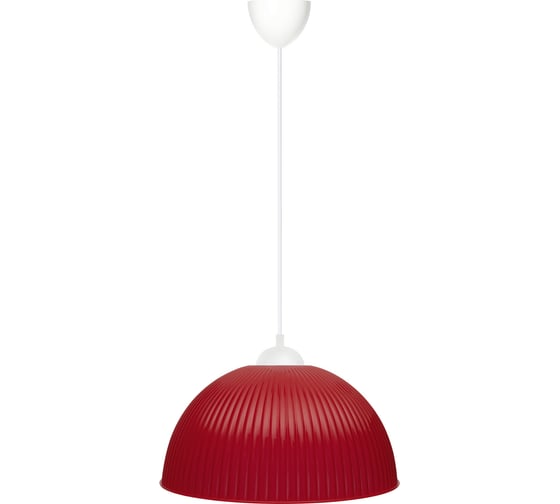 Изображение товара Светильник TDM ELECTRIC НСБ 1840/1 "home" 15 Вт, Е27, красный, шнур белый SQ0313-0043