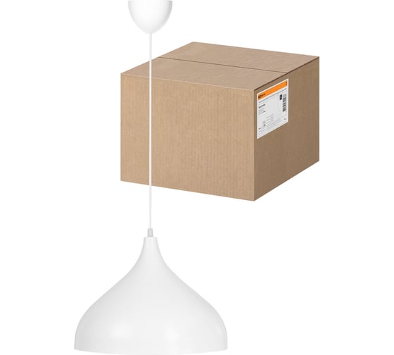 Изображение товара Светильник TDM ELECTRIC НСБ 3526/1 "steel" 40 Вт, Е14, белый, шнур белый SQ0313-0048