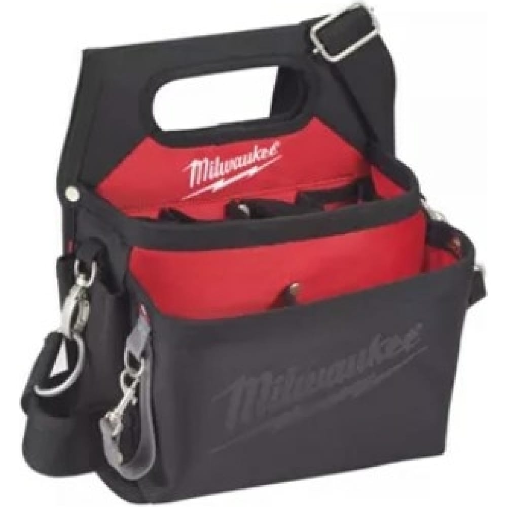 Сумка электрика Milwaukee сумка спортивная отдел на молнии 3 наружных кармана длинный ремень красный